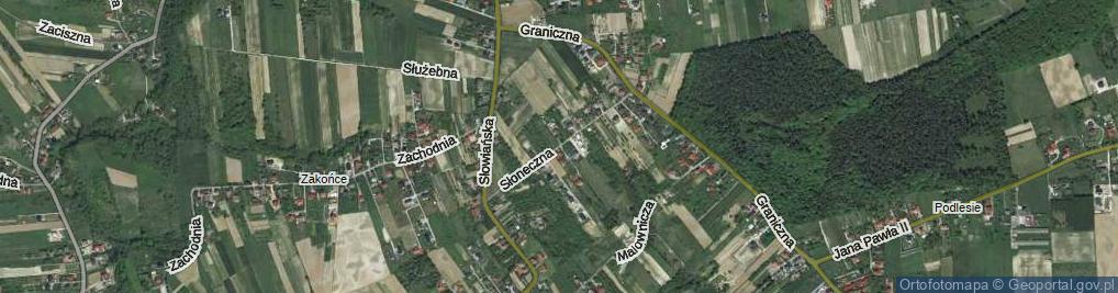 Zdjęcie satelitarne Słoneczna ul.